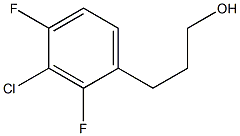 3-(3-chloro-2,4-difluorophenyl)propan-1-ol 结构式