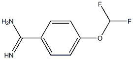 4-(difluoromethoxy)benzamidine 结构式