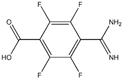 4-amidino-2,3,5,6-tetrafluorobenzoic acid 结构式