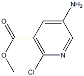 5-Amino-2-chloro-nicotinic acid methyl ester 结构式