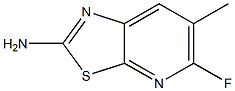 5-fluoro-6-methylthiazolo[5,4-b]pyridin-2-amine 结构式