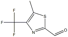 5-methyl-4-(trifluoromethyl)thiazole-2-carbaldehyde 结构式