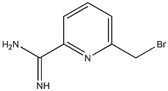 6-(bromomethyl)pyridine-2-carboxamidine 结构式