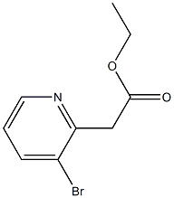 ethyl 2-(3-bromopyridin-2-yl)acetate 结构式