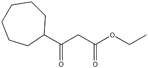 ethyl 3-cycloheptyl-3-oxopropanoate 结构式