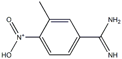 N-(4-carbamimidoyl-2-methylphenyl)-N-oxohydroxylammonium 结构式
