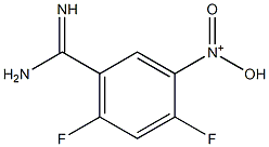 N-(5-carbamimidoyl-2,4-difluorophenyl)-N-oxohydroxylammonium 结构式