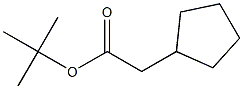 tert-butyl 2-cyclopentylacetate 结构式