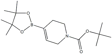 tert-butyl 4-(4,4,5,5-tetramethyl-1,3,2-dioxaborolan-2-yl)-5,6-dihydropyridine-1(2H)-carboxylate 结构式