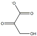 3-hydroxy-2-oxo-propanoate 结构式