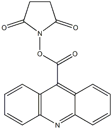 Succinimidyl acridine-9-carboxylate 结构式