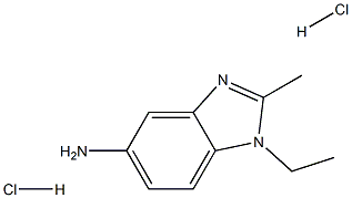 1-Ethyl-2-methyl-1H-benzoimidazol-5-ylaminedihydrochloride 结构式