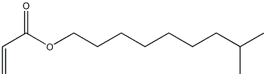 丙烯酸异癸酯 结构式