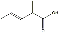 2-METHYL-3-PENTENOIC ACID 1% IN ETHANOL 结构式