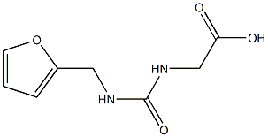 ({[(2-furylmethyl)amino]carbonyl}amino)acetic acid 结构式