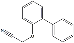 (1,1'-biphenyl-2-yloxy)acetonitrile 结构式