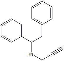 (1,2-diphenylethyl)(prop-2-yn-1-yl)amine 结构式