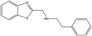 (1,3-benzothiazol-2-ylmethyl)(2-phenylethyl)amine 结构式