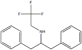 (1,3-diphenylpropan-2-yl)(2,2,2-trifluoroethyl)amine 结构式