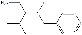 (1-amino-3-methylbutan-2-yl)(benzyl)methylamine 结构式