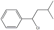 (1-chloro-3-methylbutyl)benzene 结构式