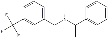 (1-phenylethyl)({[3-(trifluoromethyl)phenyl]methyl})amine 结构式