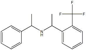 (1-phenylethyl)({1-[2-(trifluoromethyl)phenyl]ethyl})amine 结构式