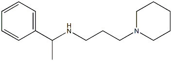 (1-phenylethyl)[3-(piperidin-1-yl)propyl]amine 结构式