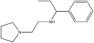 (1-phenylpropyl)[2-(pyrrolidin-1-yl)ethyl]amine 结构式