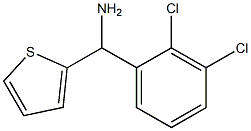 (2,3-dichlorophenyl)(thiophen-2-yl)methanamine 结构式