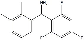 (2,3-dimethylphenyl)(2,4,6-trifluorophenyl)methanamine 结构式