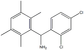 (2,4-dichlorophenyl)(2,3,5,6-tetramethylphenyl)methanamine 结构式