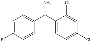 (2,4-dichlorophenyl)(4-fluorophenyl)methanamine 结构式