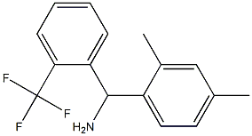 (2,4-dimethylphenyl)[2-(trifluoromethyl)phenyl]methanamine 结构式