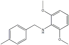 (2,6-dimethoxyphenyl)(4-methylphenyl)methylamine 结构式