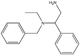 (2-amino-1-phenylethyl)(benzyl)ethylamine 结构式