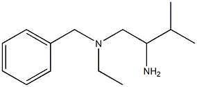 (2-amino-3-methylbutyl)(benzyl)ethylamine 结构式