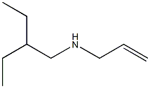 (2-ethylbutyl)(prop-2-en-1-yl)amine 结构式