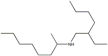 (2-ethylhexyl)(octan-2-yl)amine 结构式