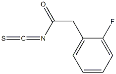 (2-fluorophenyl)acetyl isothiocyanate 结构式