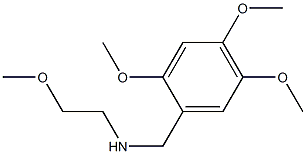 (2-methoxyethyl)[(2,4,5-trimethoxyphenyl)methyl]amine 结构式