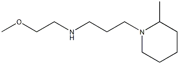 (2-methoxyethyl)[3-(2-methylpiperidin-1-yl)propyl]amine 结构式