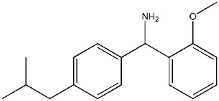 (2-methoxyphenyl)[4-(2-methylpropyl)phenyl]methanamine 结构式