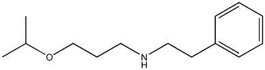 (2-phenylethyl)[3-(propan-2-yloxy)propyl]amine 结构式