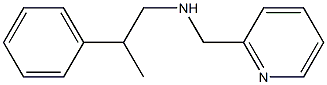 (2-phenylpropyl)(pyridin-2-ylmethyl)amine 结构式