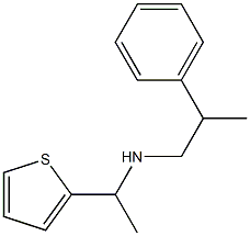 (2-phenylpropyl)[1-(thiophen-2-yl)ethyl]amine 结构式