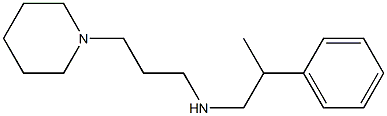 (2-phenylpropyl)[3-(piperidin-1-yl)propyl]amine 结构式