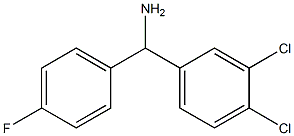 (3,4-dichlorophenyl)(4-fluorophenyl)methanamine 结构式