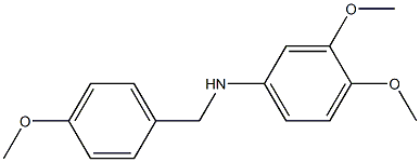 (3,4-dimethoxyphenyl)(4-methoxyphenyl)methylamine 结构式