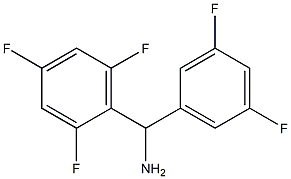 (3,5-difluorophenyl)(2,4,6-trifluorophenyl)methanamine 结构式